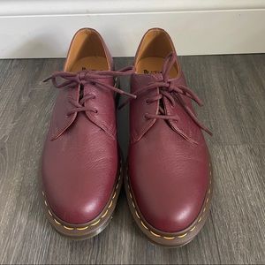Dr. Martens 1461 Core 3-Eye Virginia Cherry Red shoes